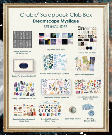 Dreamscape Mystique-Themed Grabie Scrapbook Club Box